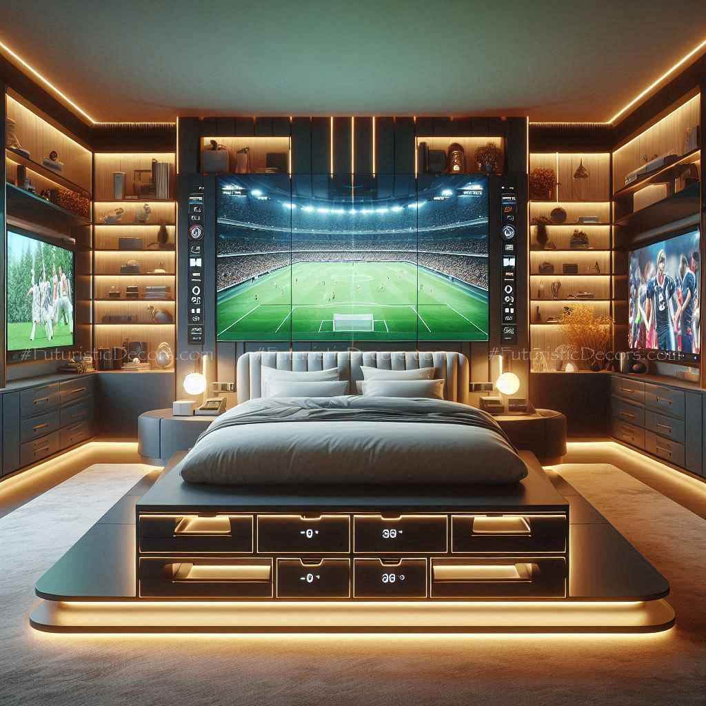 Giant TV Bed