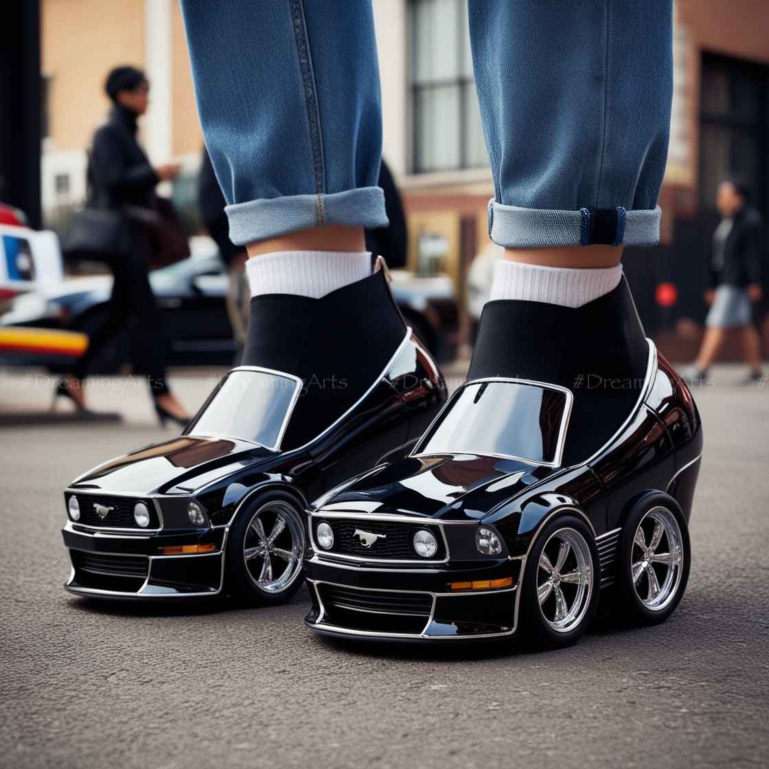 Mustang Shaped High Heels