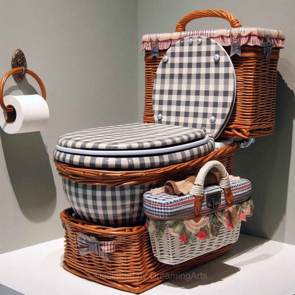 Picnic Basket Toilet