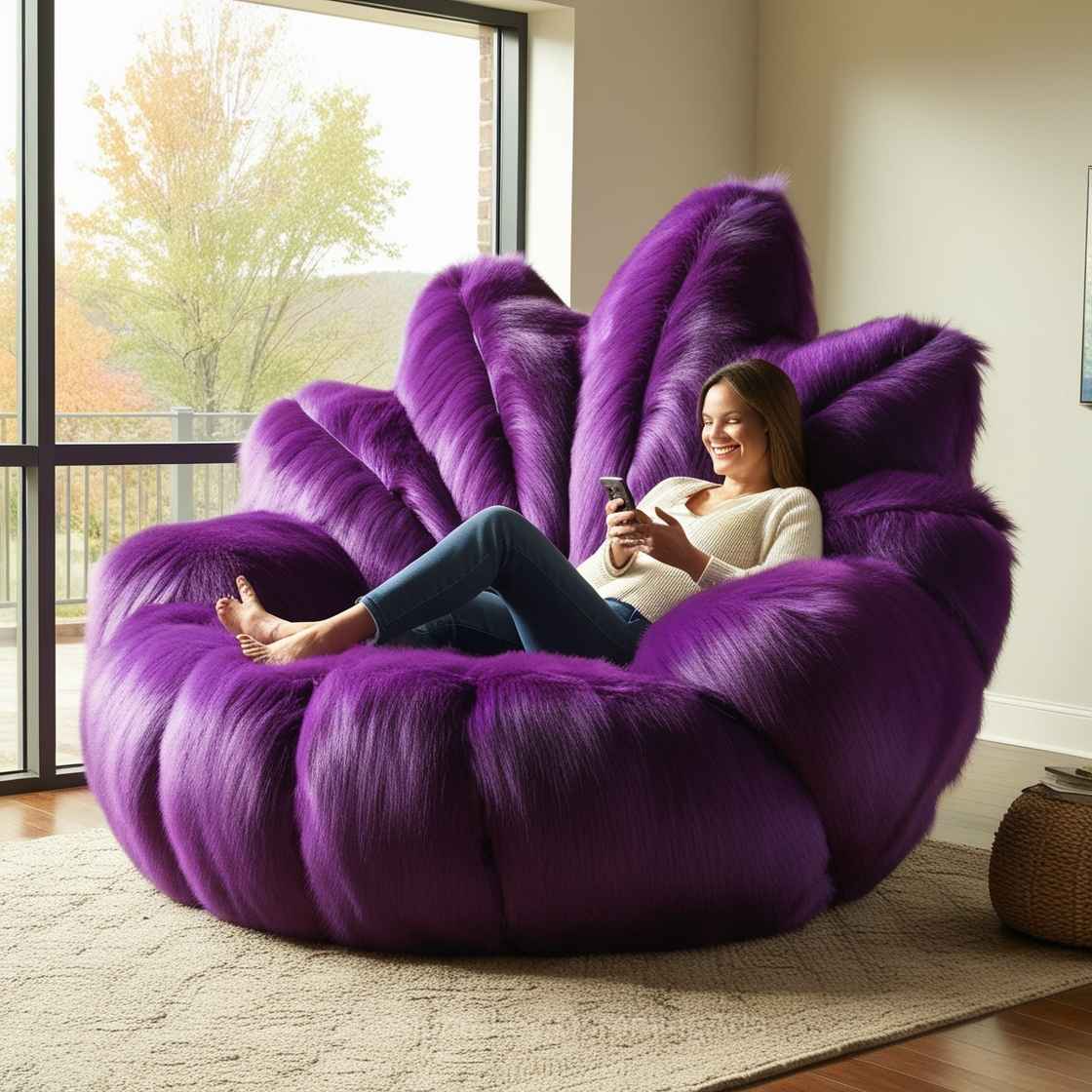 Purple Autumn Leaf Loungers