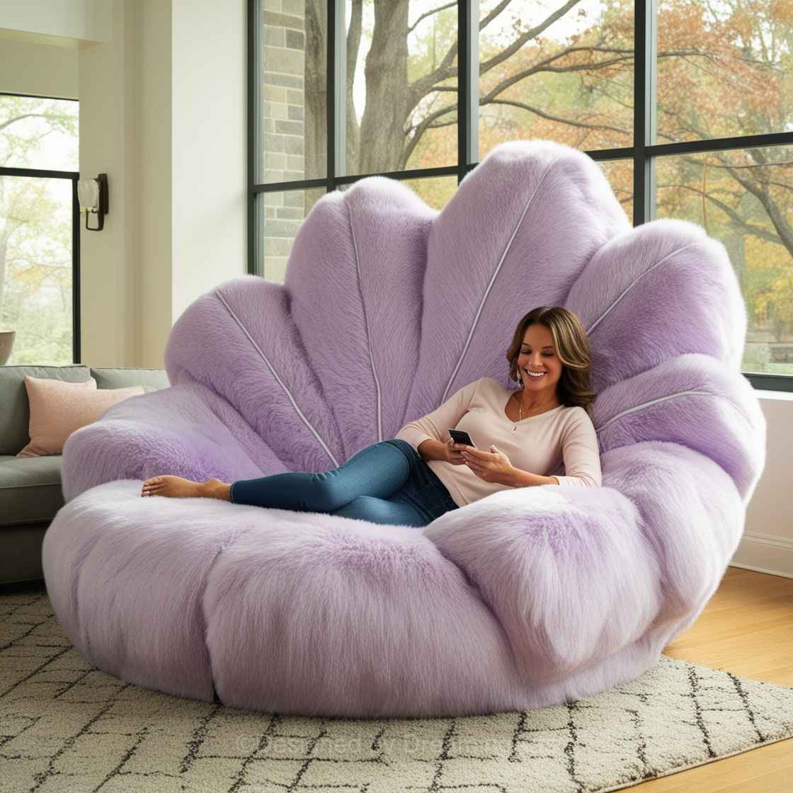 Purple Autumn Leaf Loungers