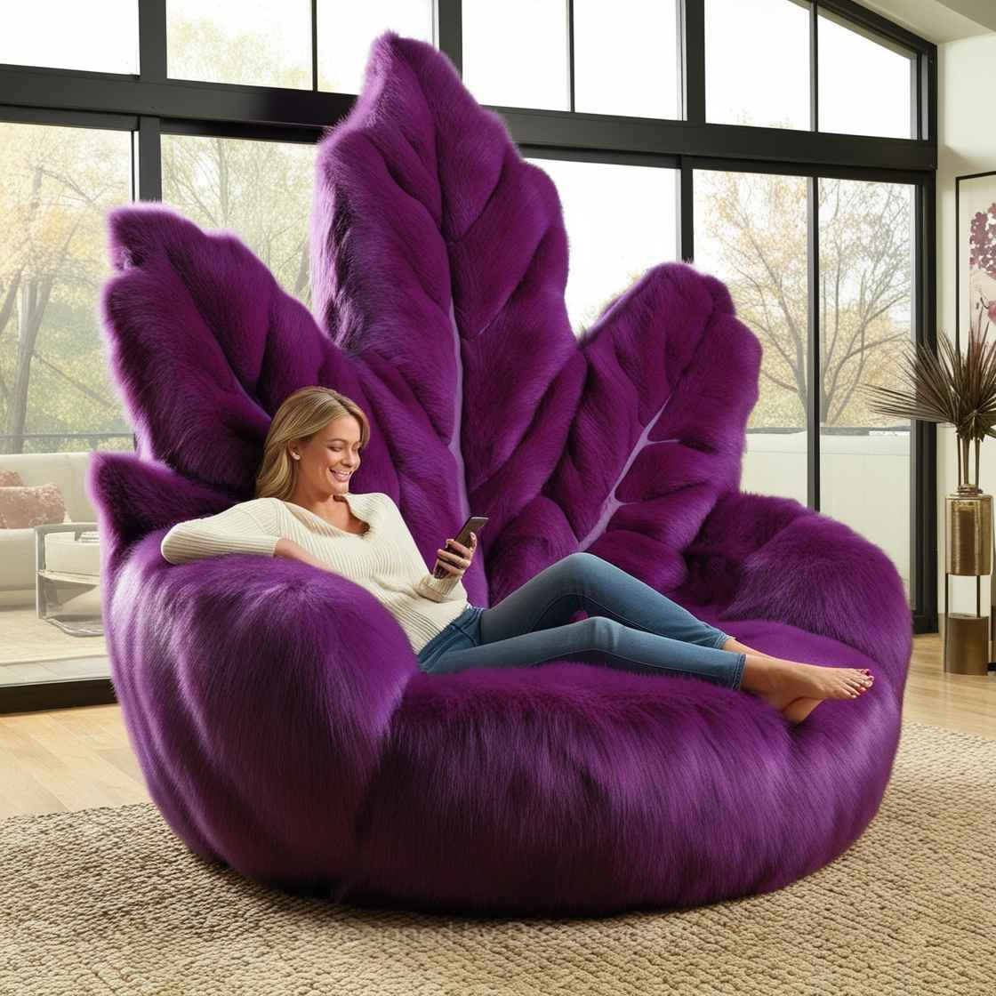 Purple Autumn Leaf Loungers