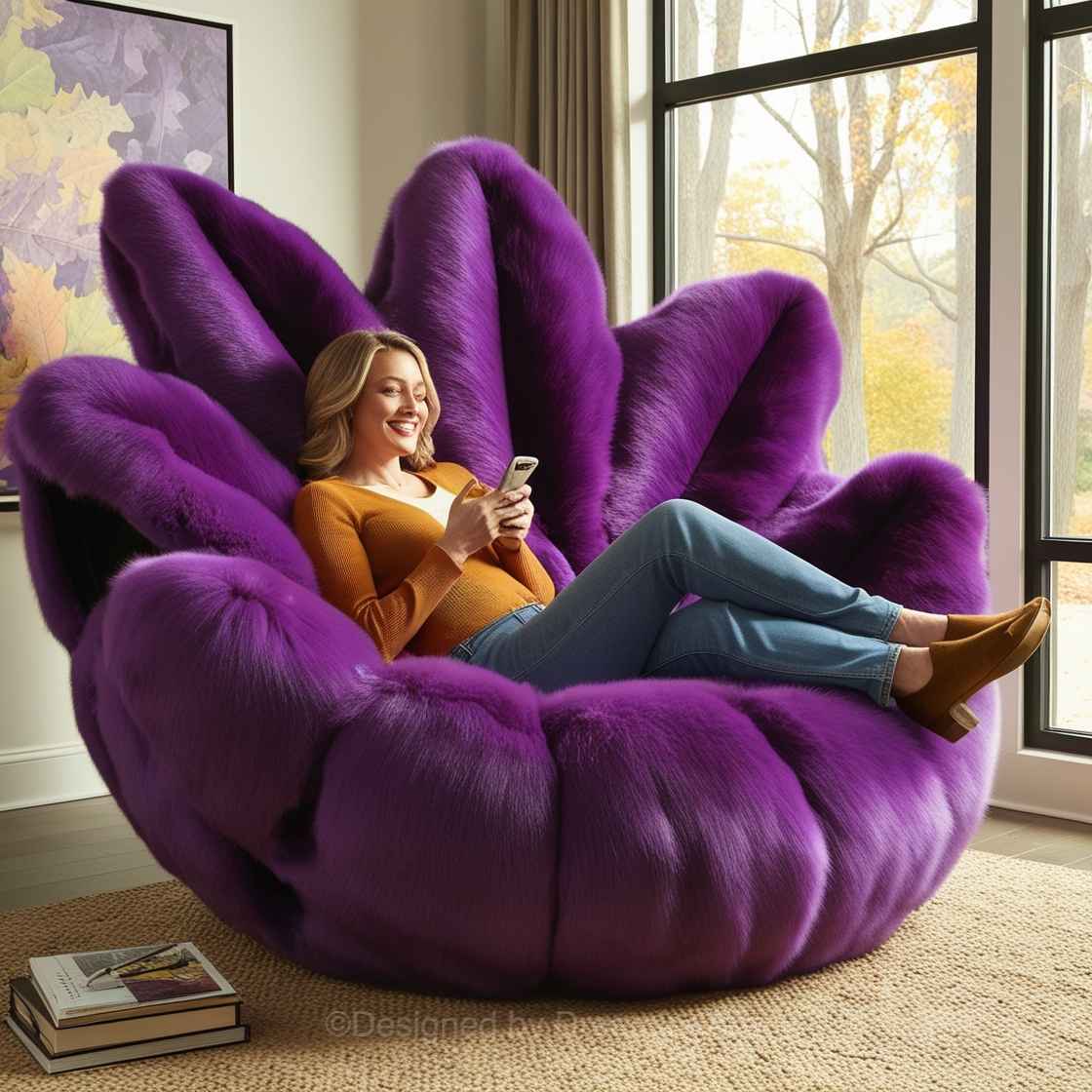 Purple Autumn Leaf Loungers