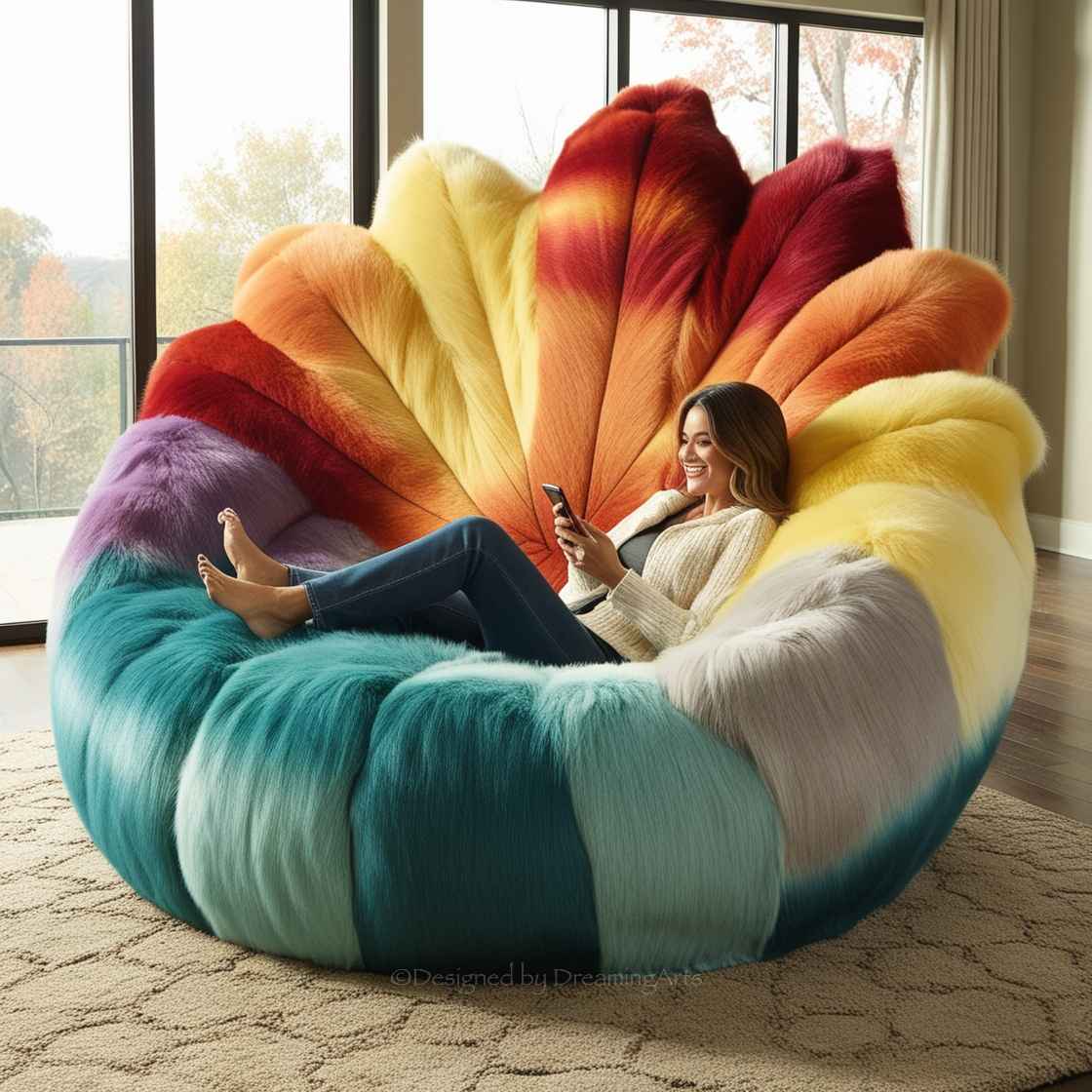 Rainbow Leaf Lounger