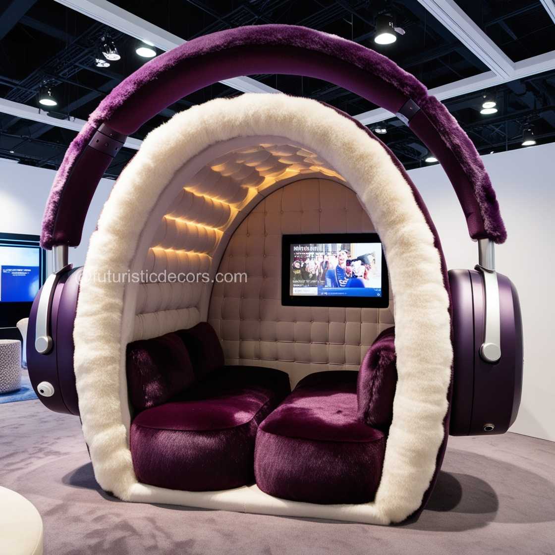 Headphone Lounging Pod