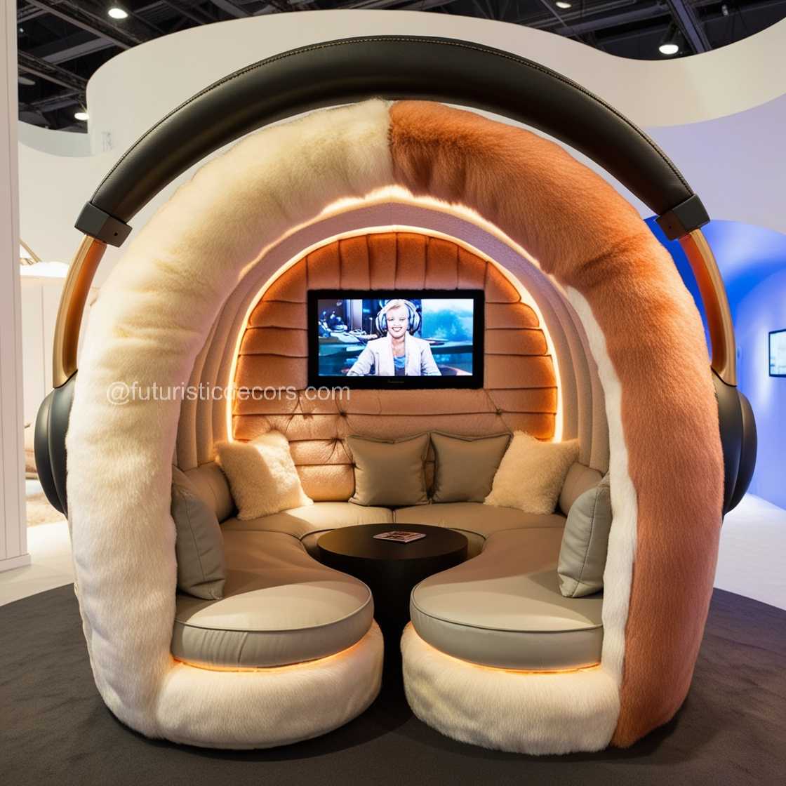 Headphone Lounging Pod