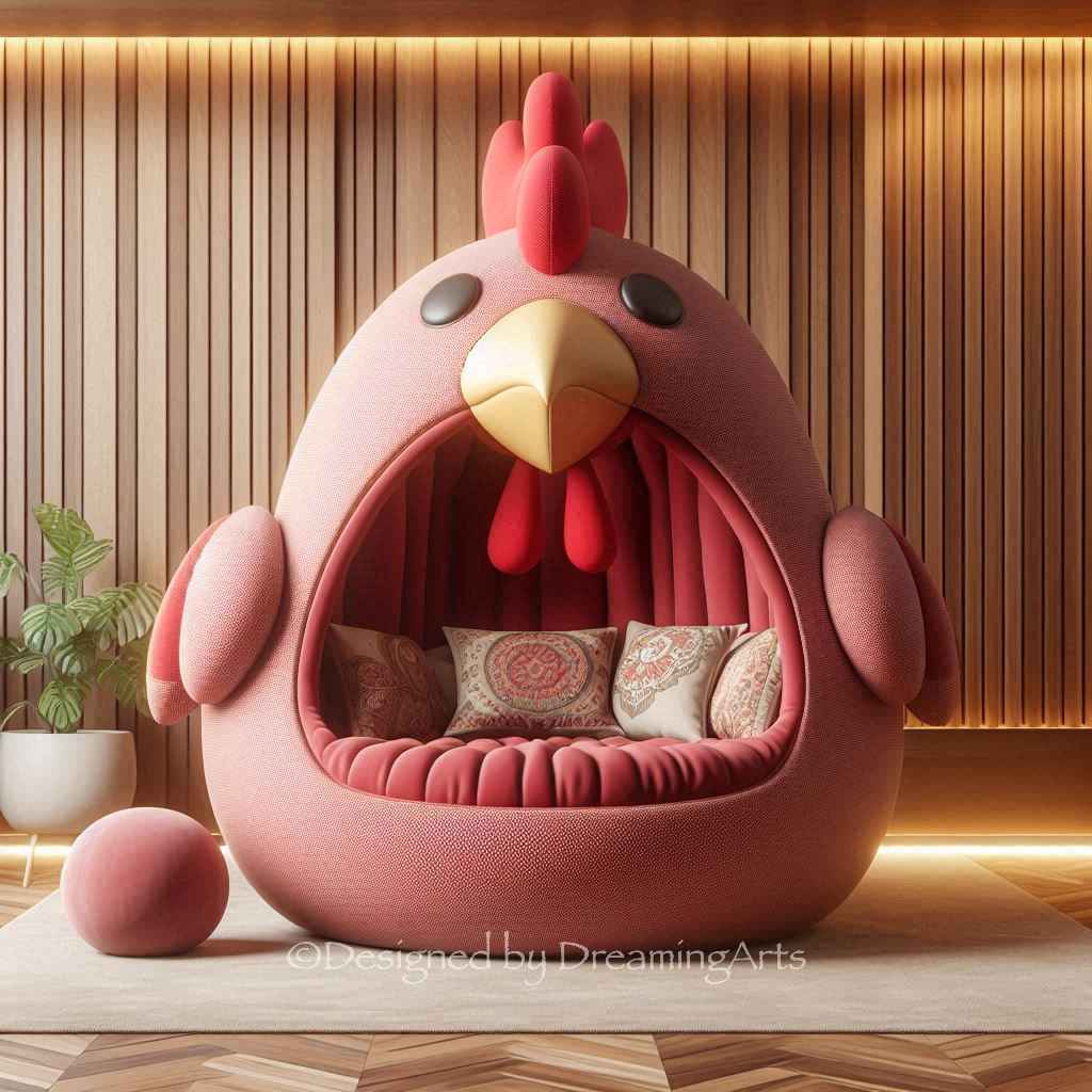 Rooster Lounging Den