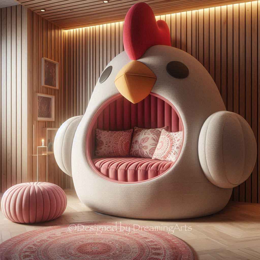 Rooster Lounging Den