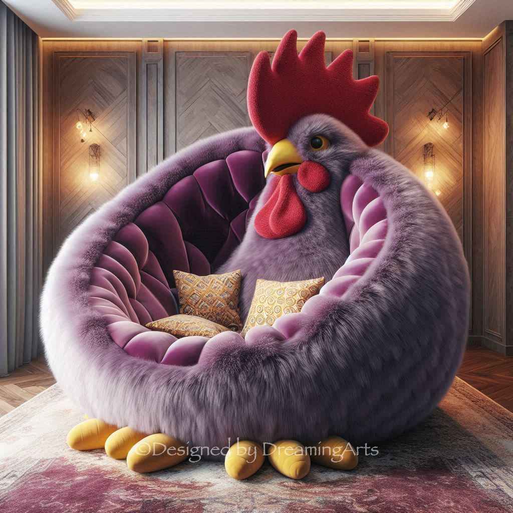 Rooster Lounging Den