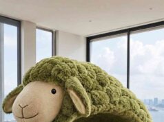 Sheep Lounger Pod: Premium Plush Lounge for Everyday Use sheep-shaped lounging pods