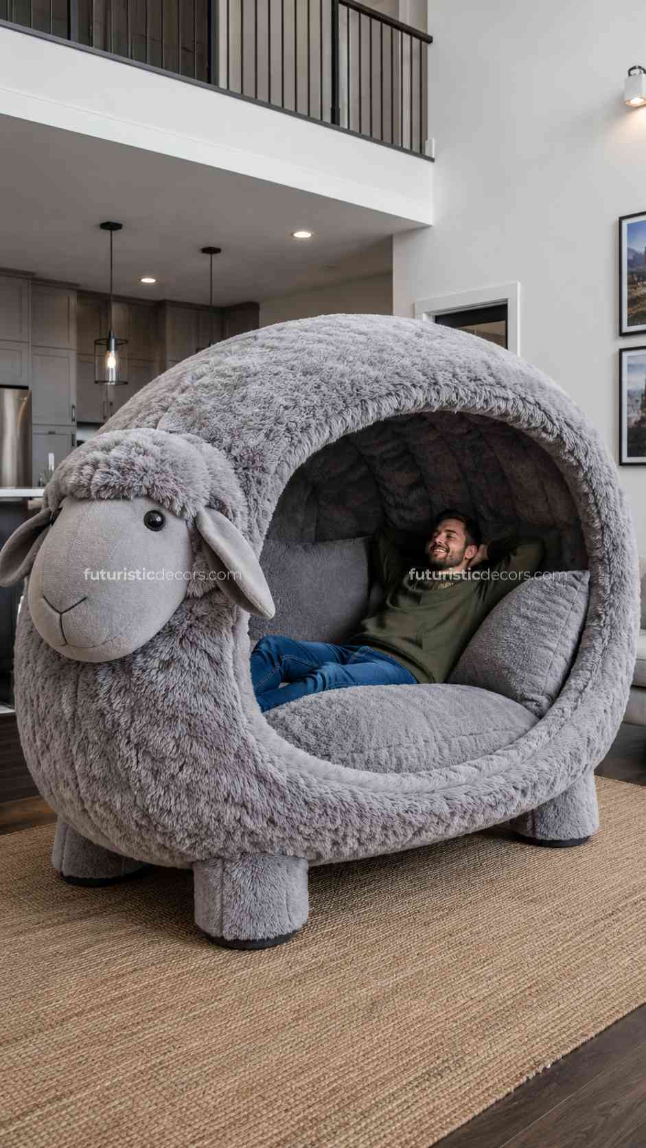 Sheep Lounger Pod