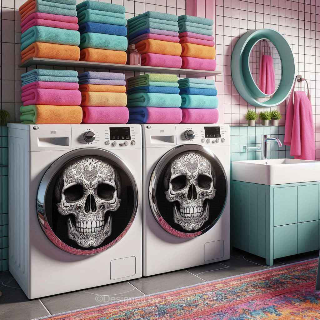 Skull Shaped Washer/Dryer Sets