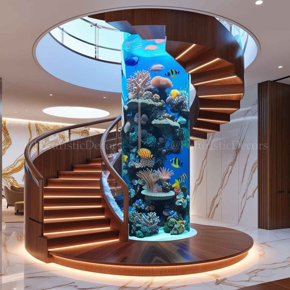 Spiral Staircase Aquarium