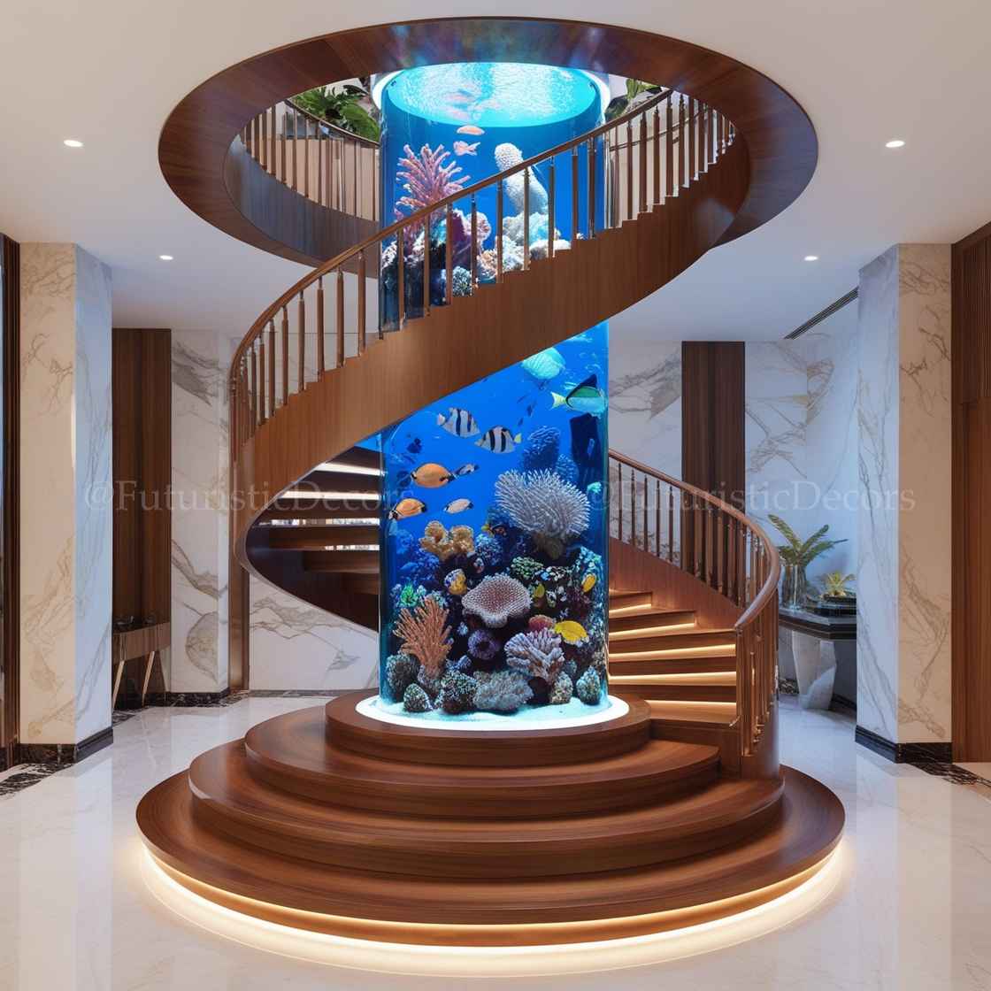 Spiral Staircase Aquarium