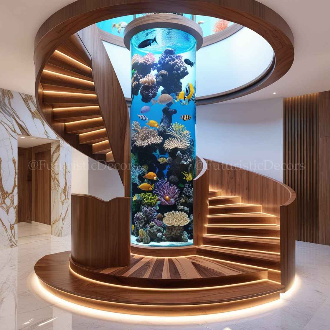 Spiral Staircase Aquarium