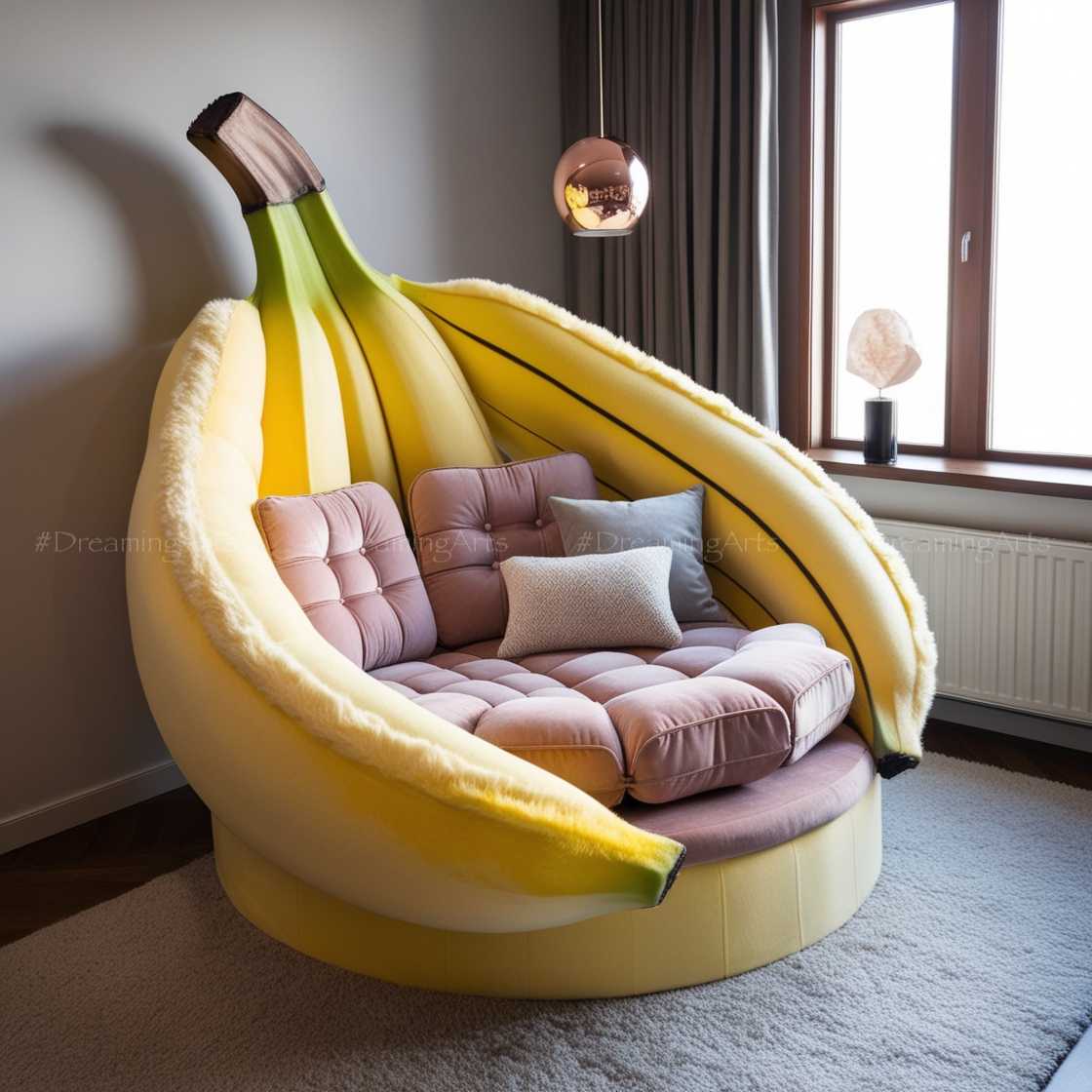 Giant Fruit Lounging Pods