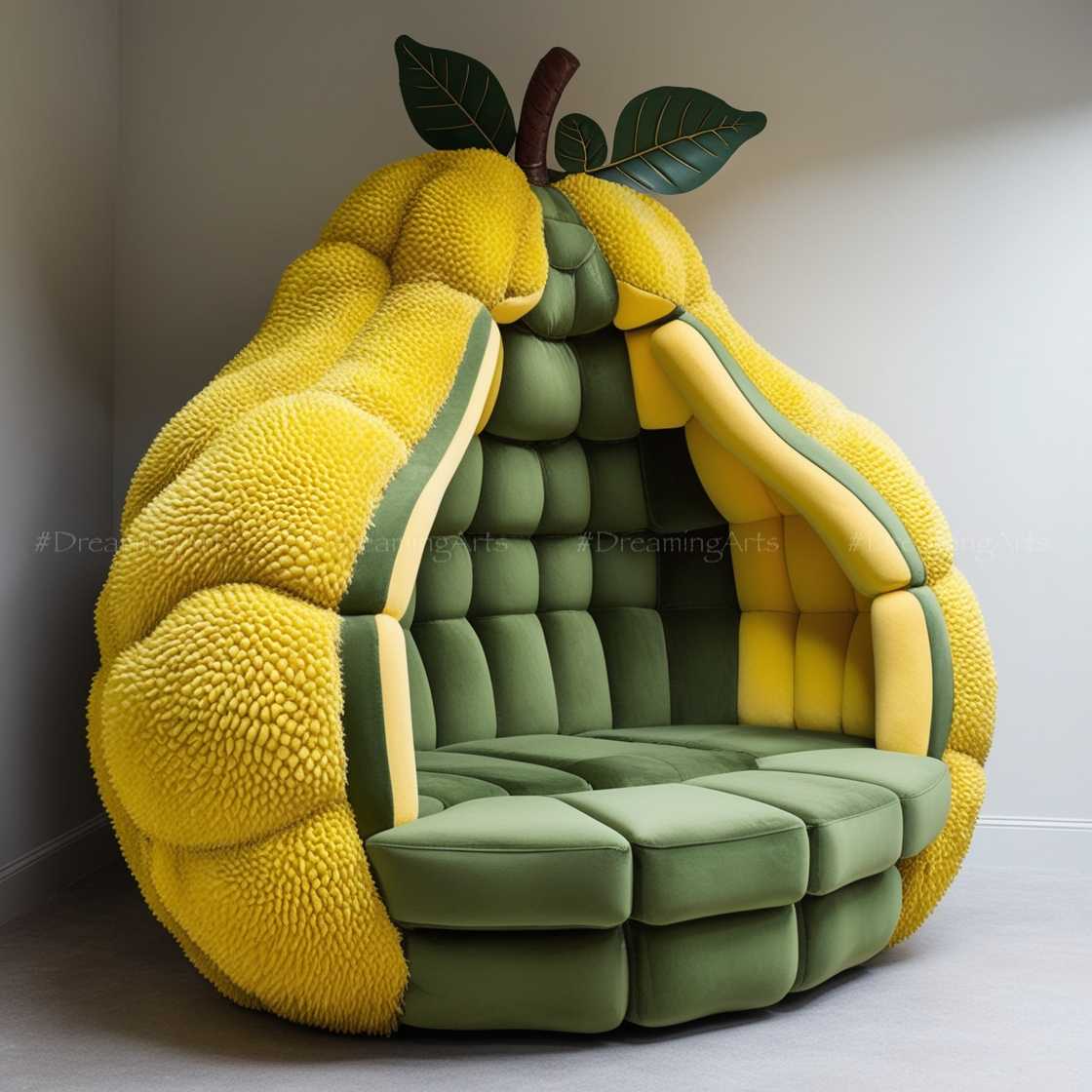 Giant Fruit Lounging Pods