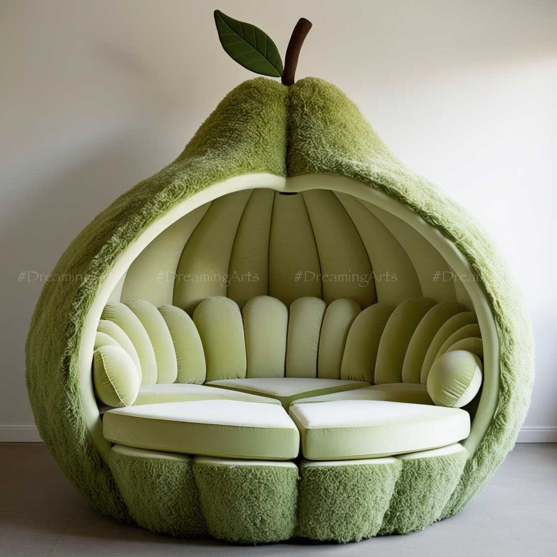 Giant Fruit Lounging Pods