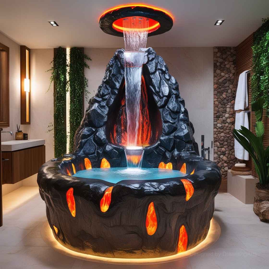 Volcano Bathtub