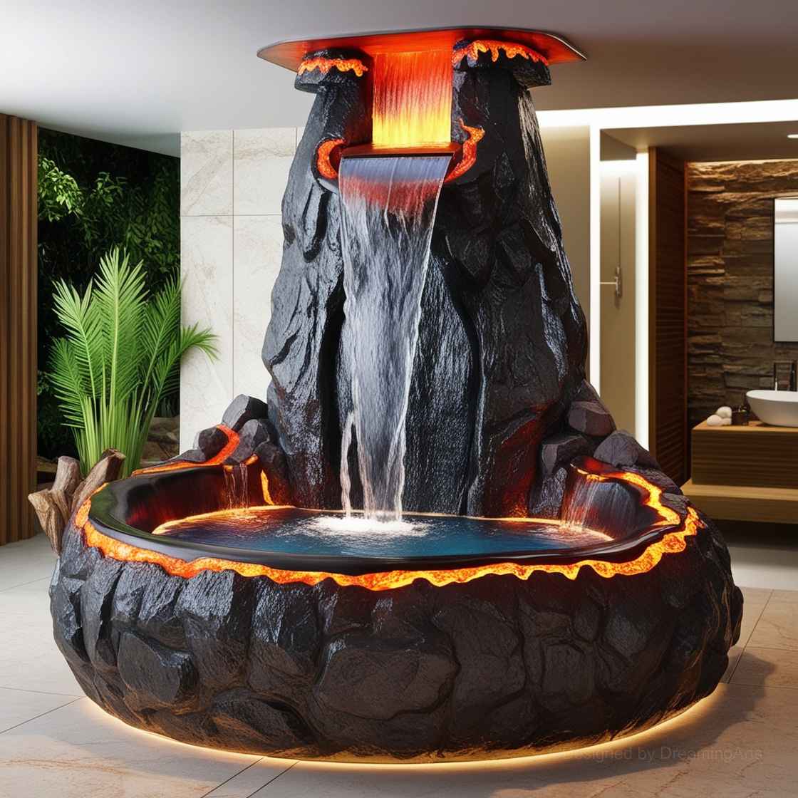 Volcano Bathtub