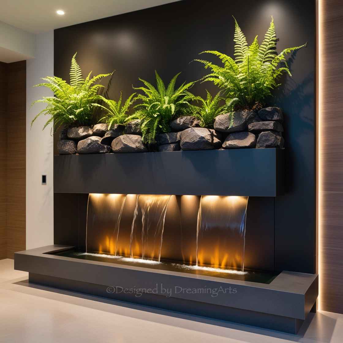 Waterfall Fireplaces