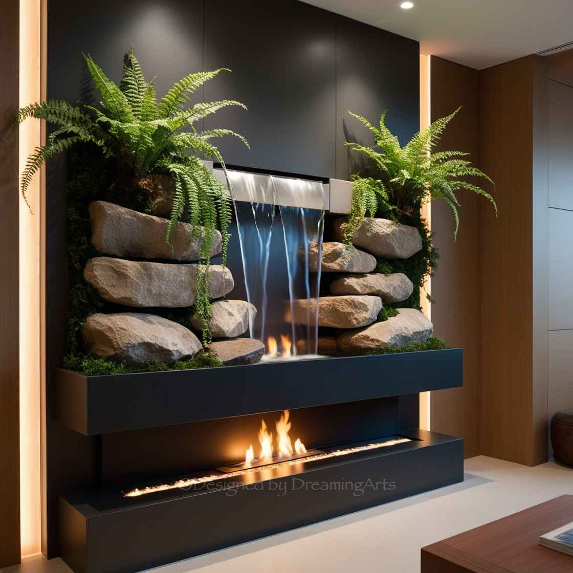 Waterfall Fireplaces