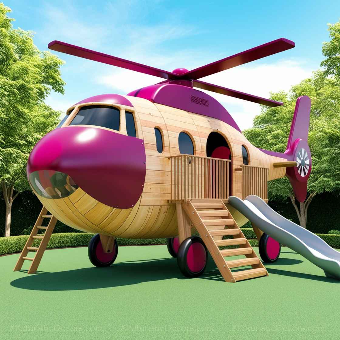 Wood Helicopter Playgrounds