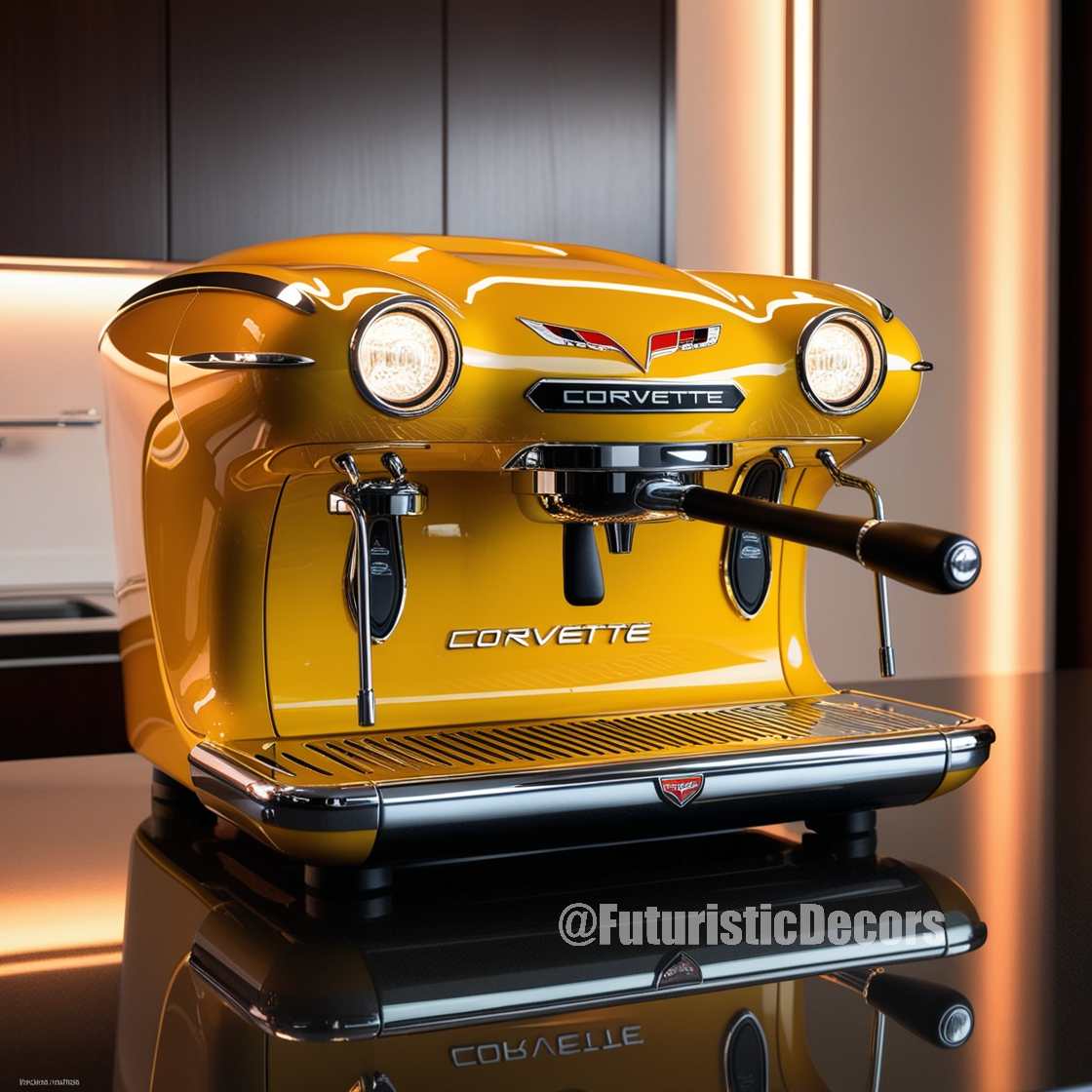 Classic Car Coffee Machine