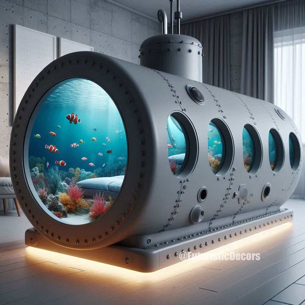 Submarine Aquarium Bed