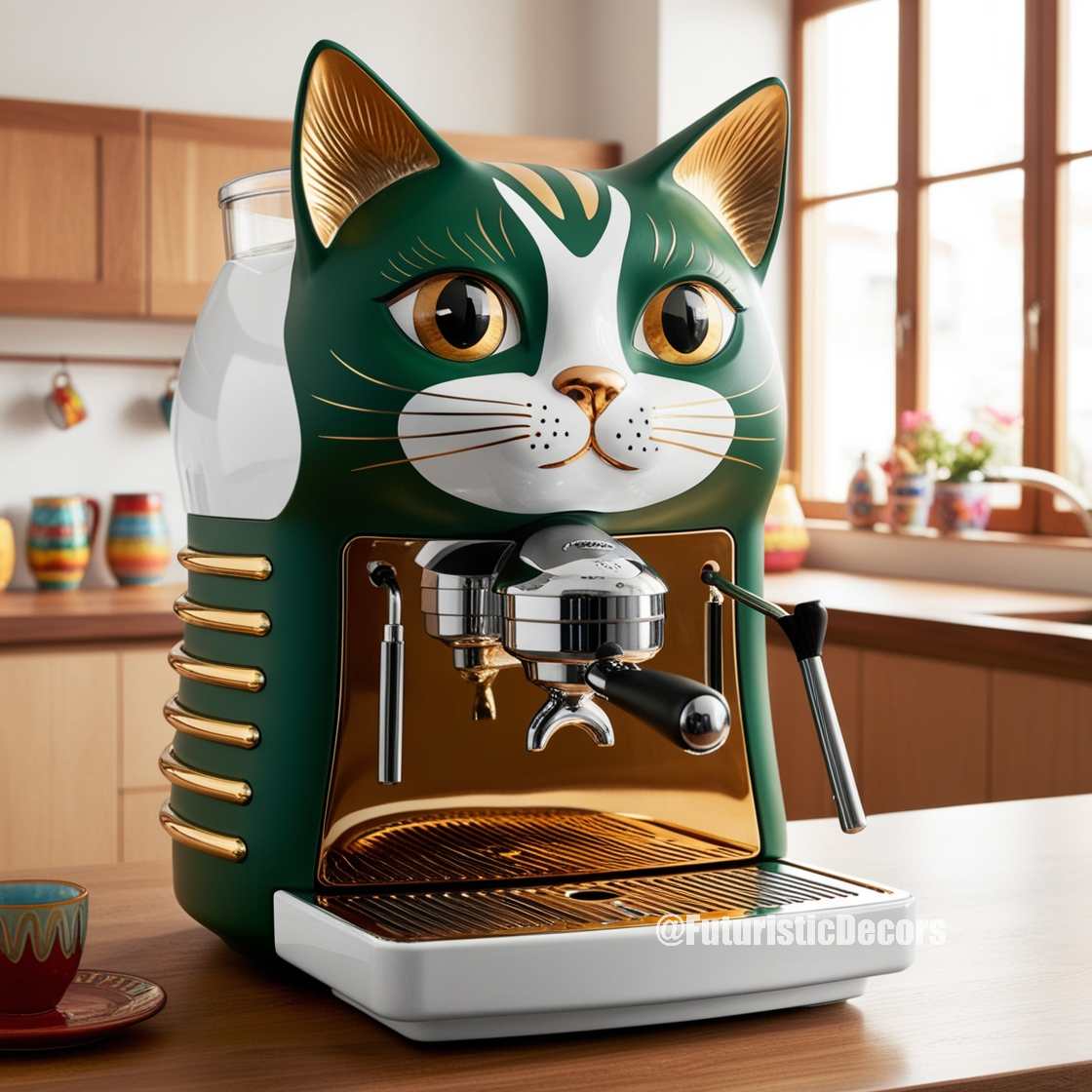 Cat Coffee Maker