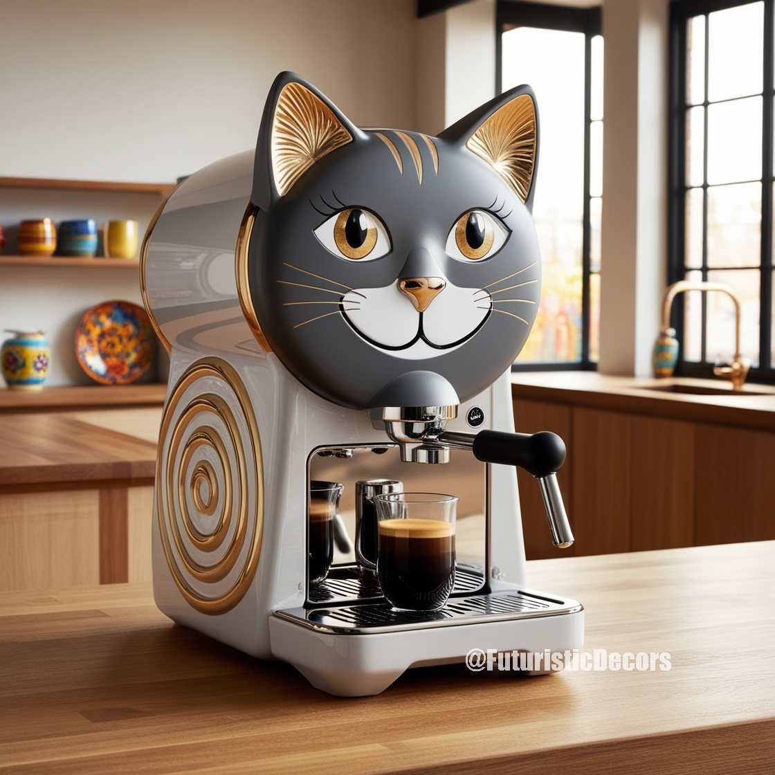 Cat Coffee Maker