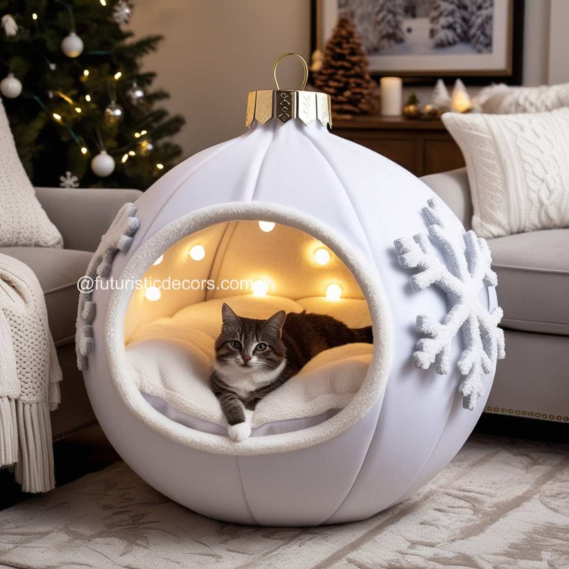 Christmas Bauble Pet Bed