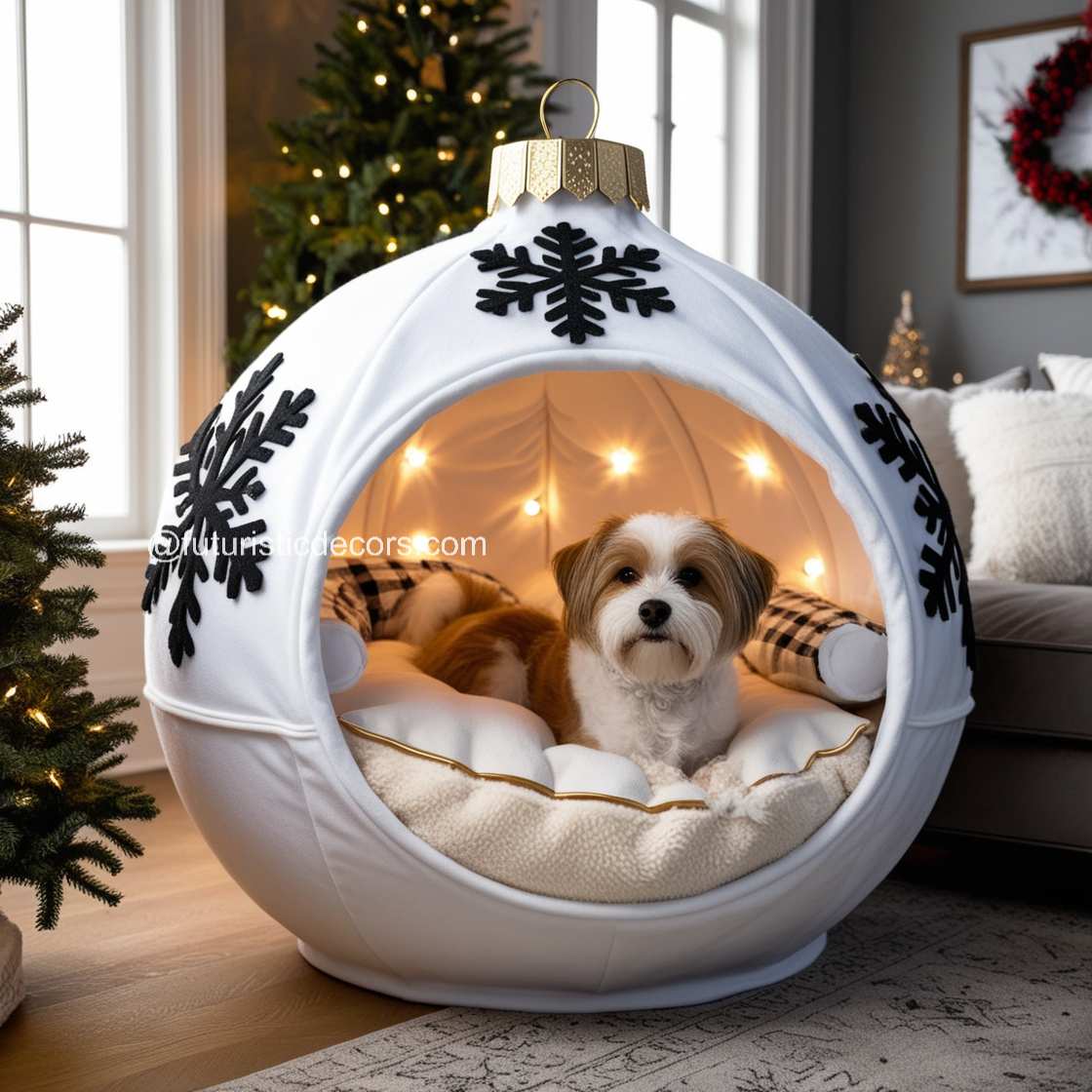 Christmas Bauble Pet Bed