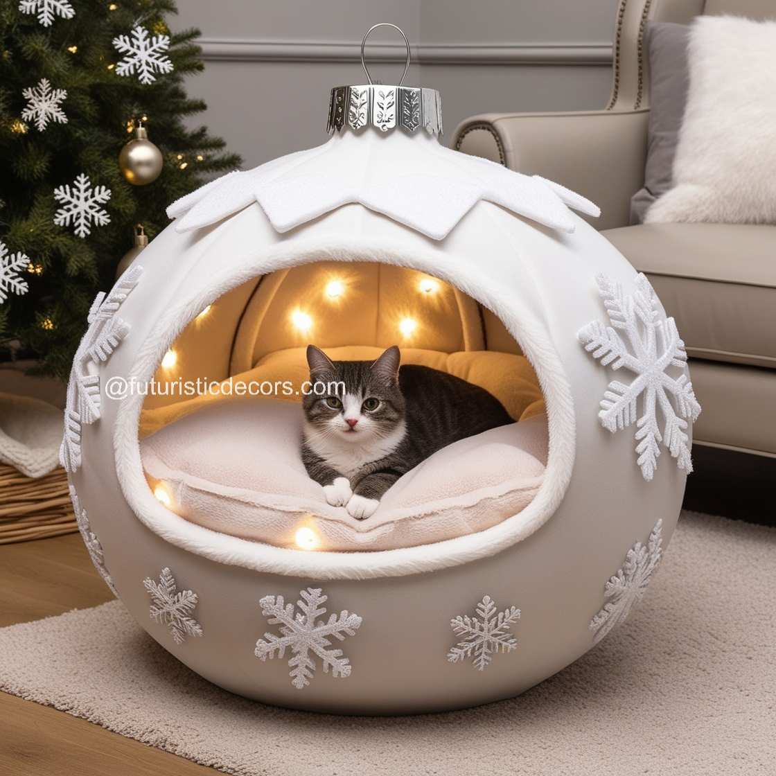 Christmas Bauble Pet Bed