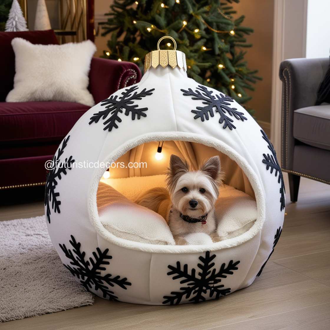 Christmas Bauble Pet Bed