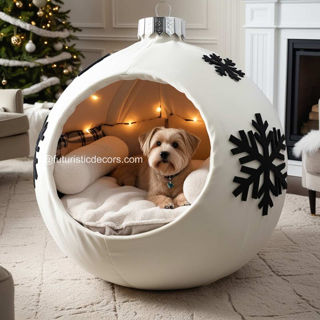 Christmas Bauble Pet Bed