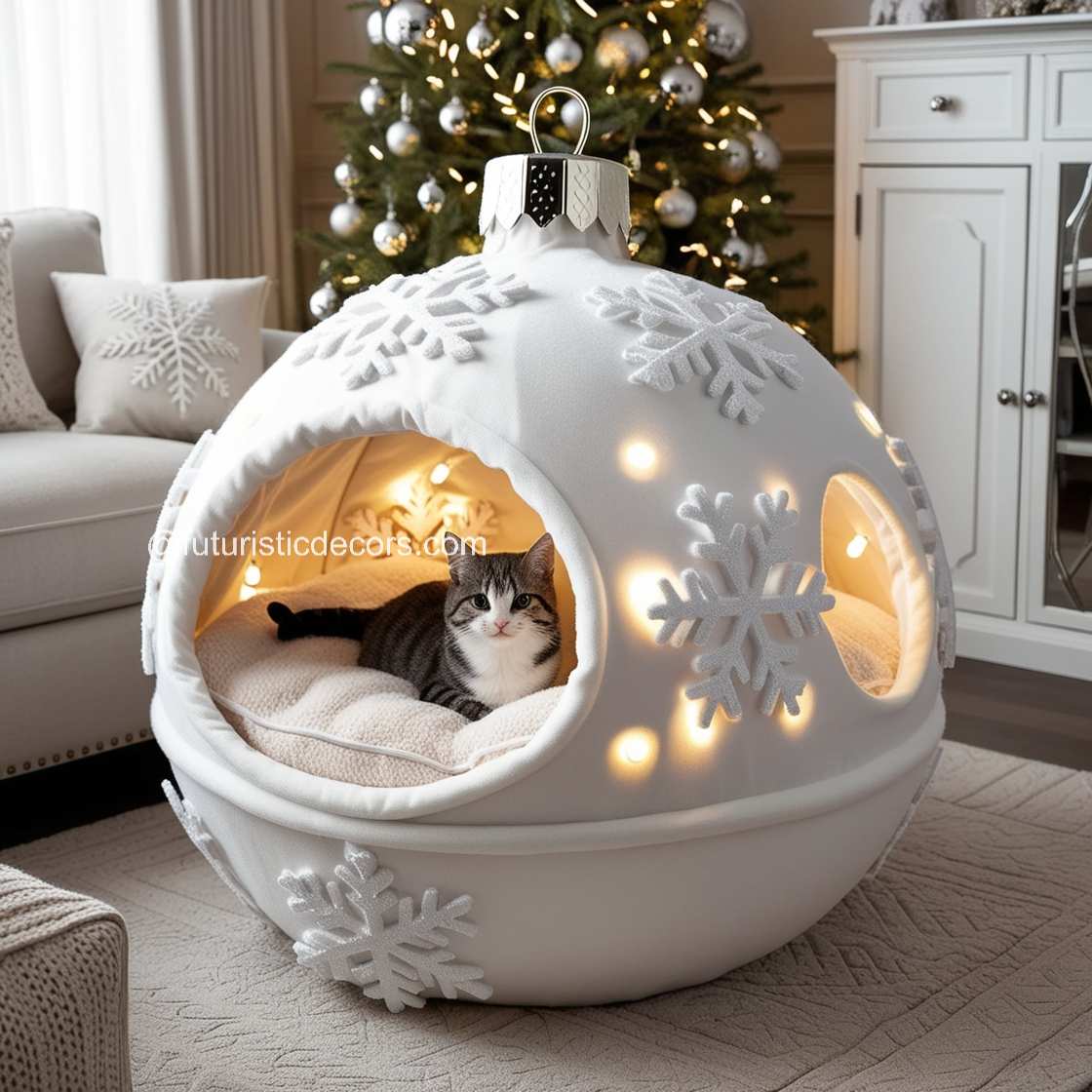 Christmas Bauble Pet Bed