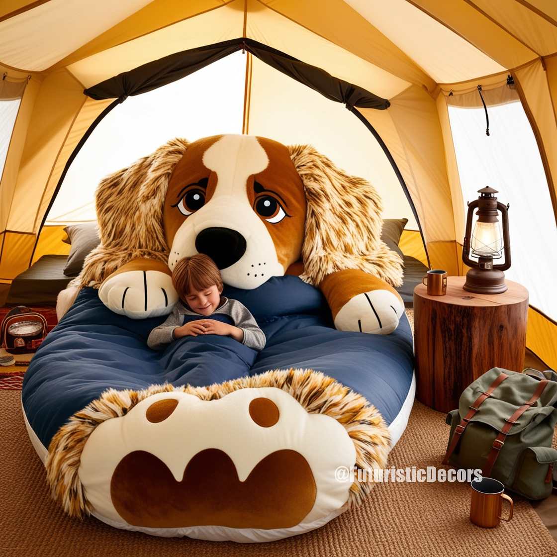 Dog Shaped Sleeping Bag