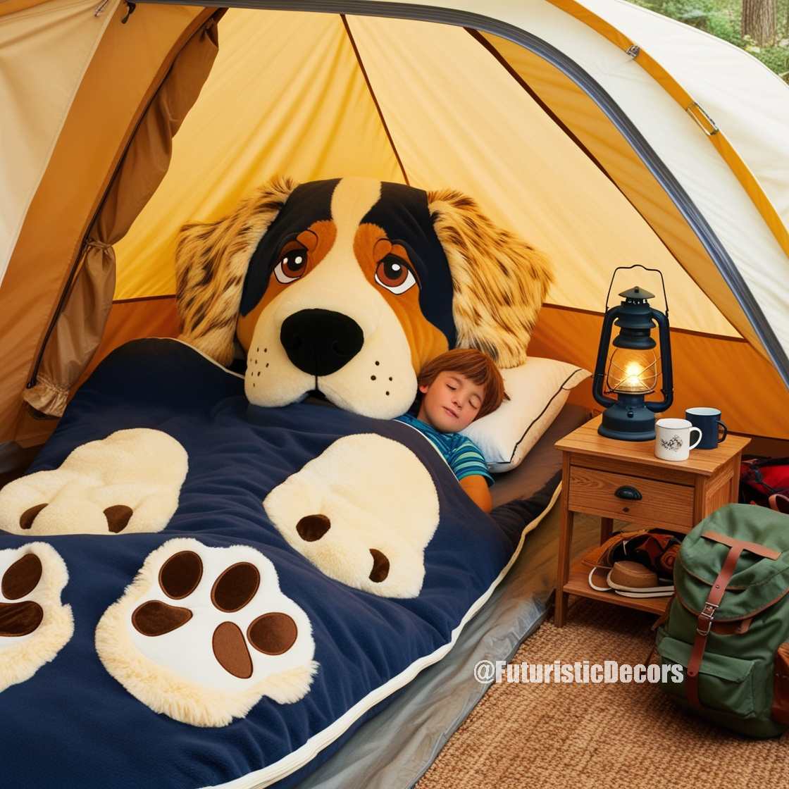 Dog Shaped Sleeping Bag