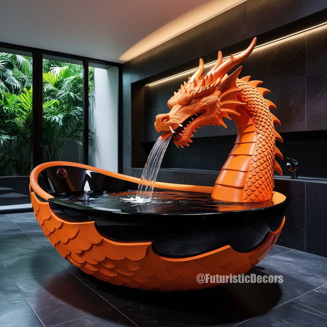 Dragon Themed Bathtubs