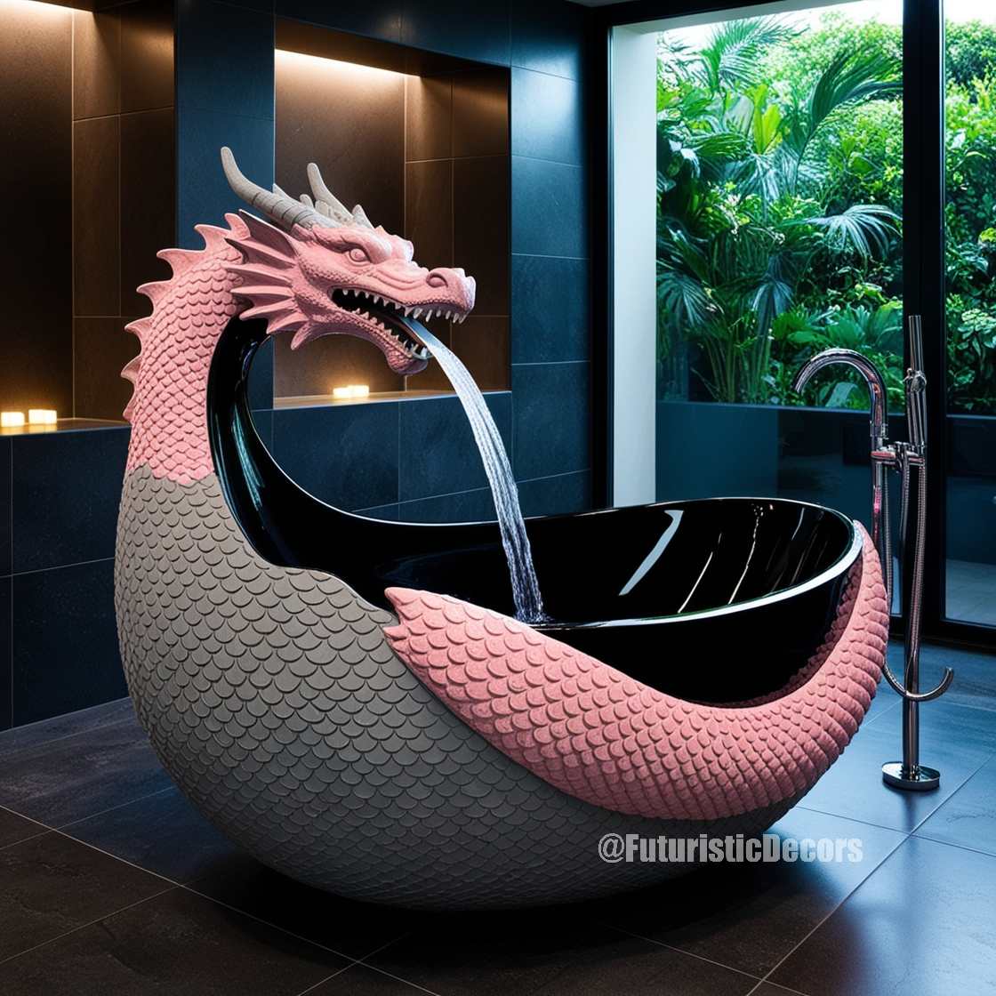 Dragon Themed Bathtubs