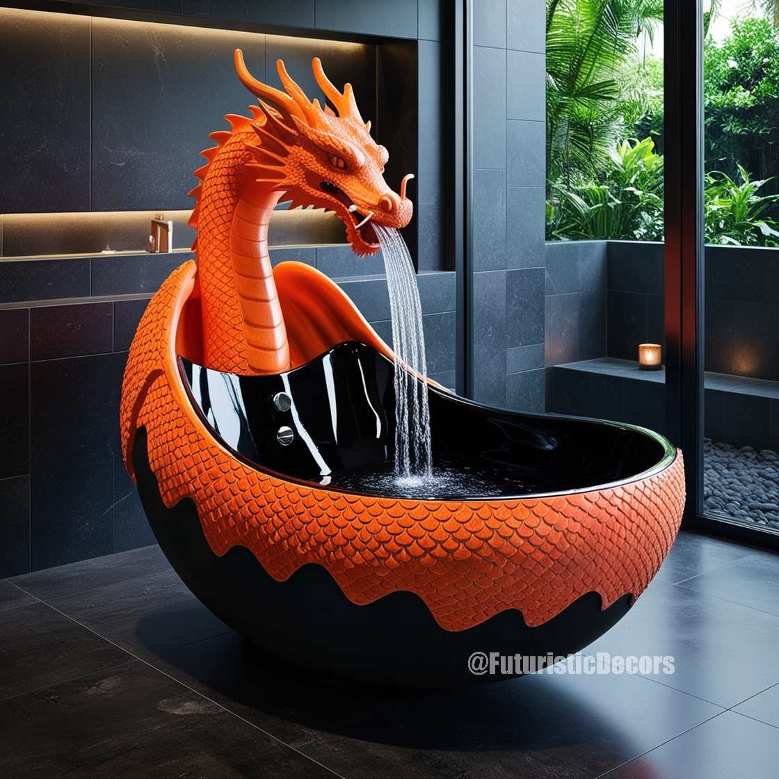 Dragon Themed Bathtubs