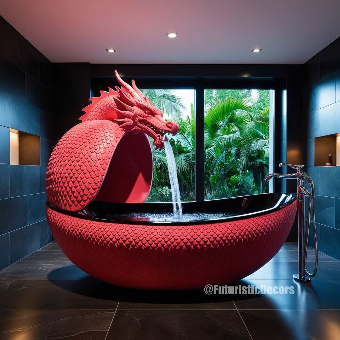 Dragon Themed Bathtubs