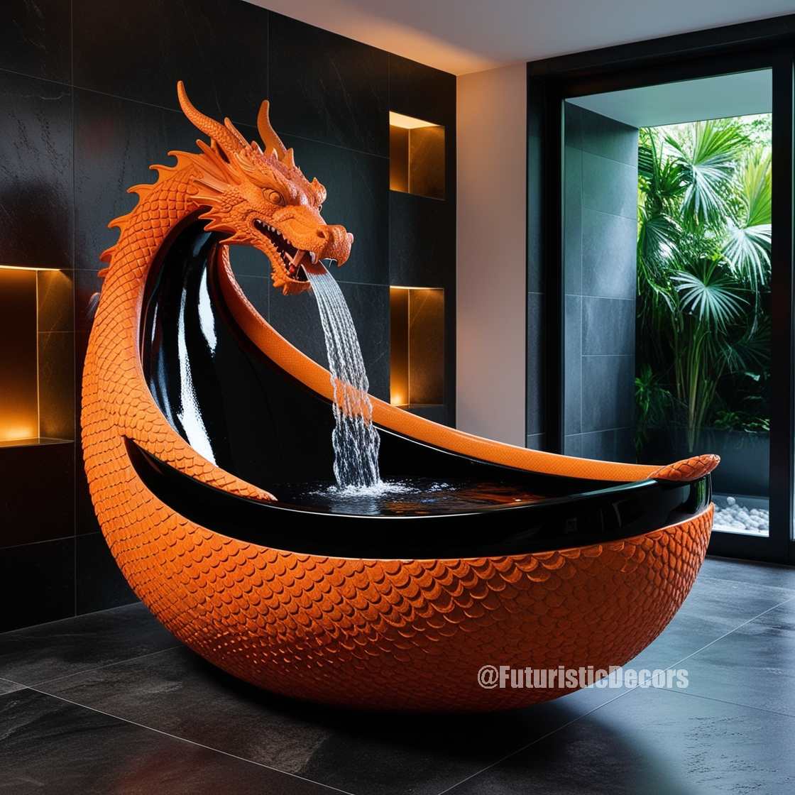 Dragon Themed Bathtubs