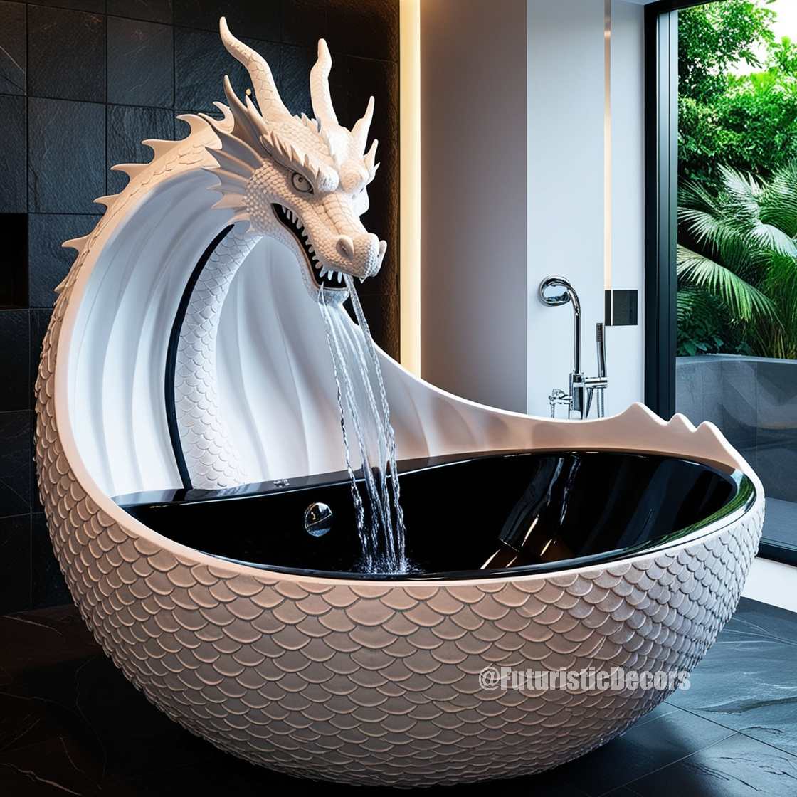 Dragon Themed Bathtubs