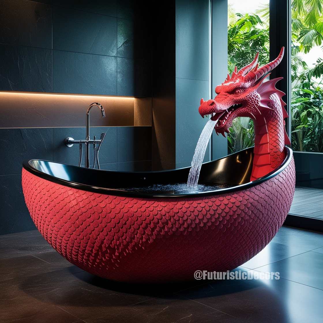 Dragon Themed Bathtubs