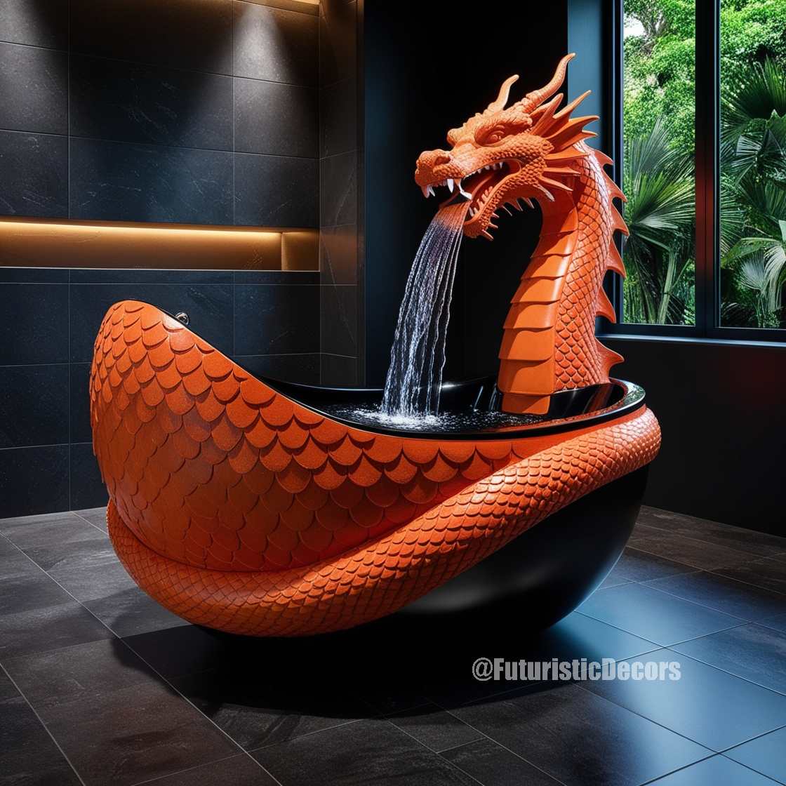 Dragon Themed Bathtubs