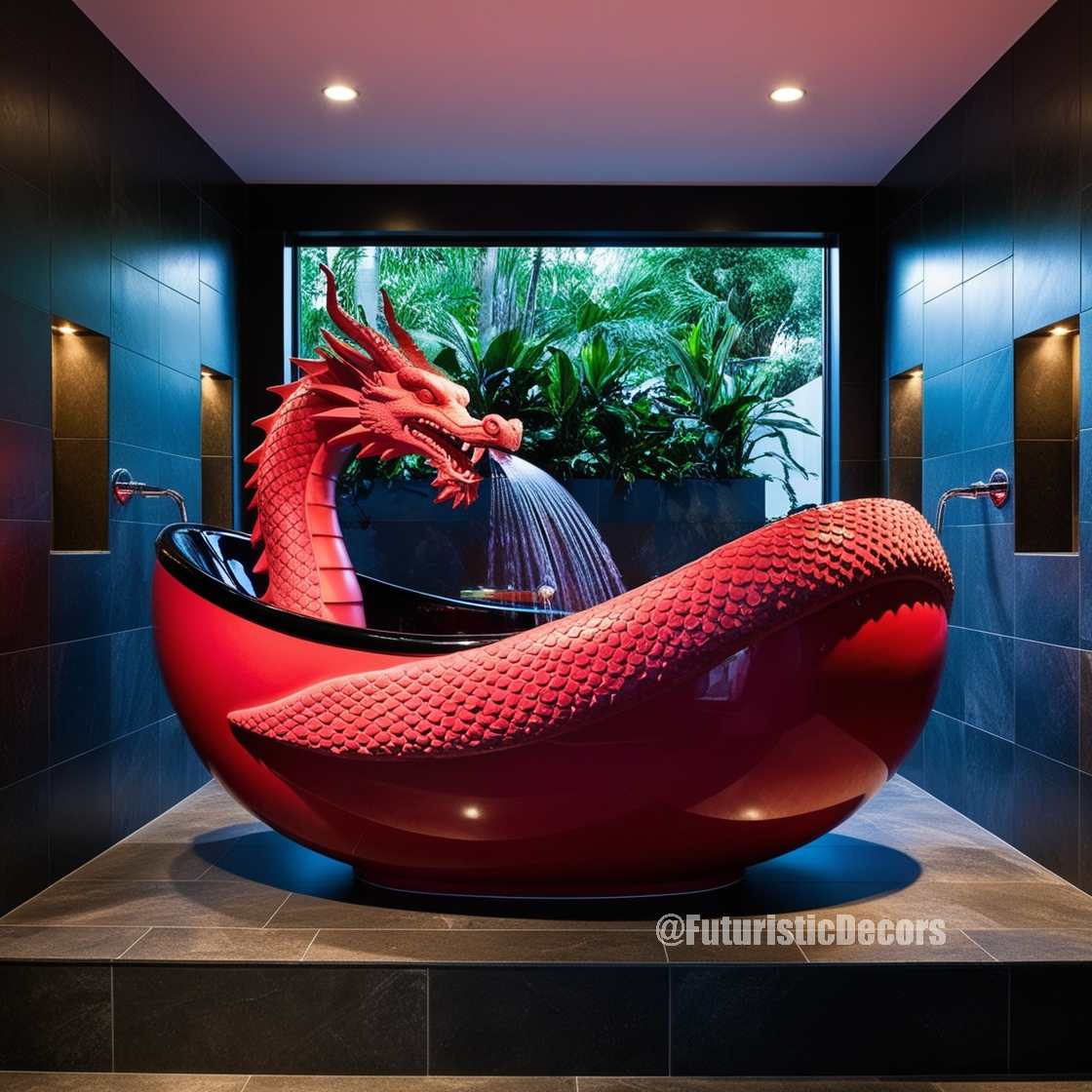 Dragon Themed Bathtubs