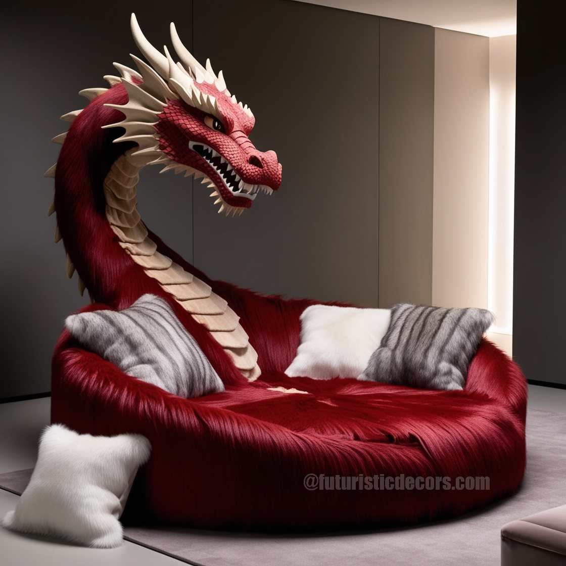 Fur Dragon Lounger