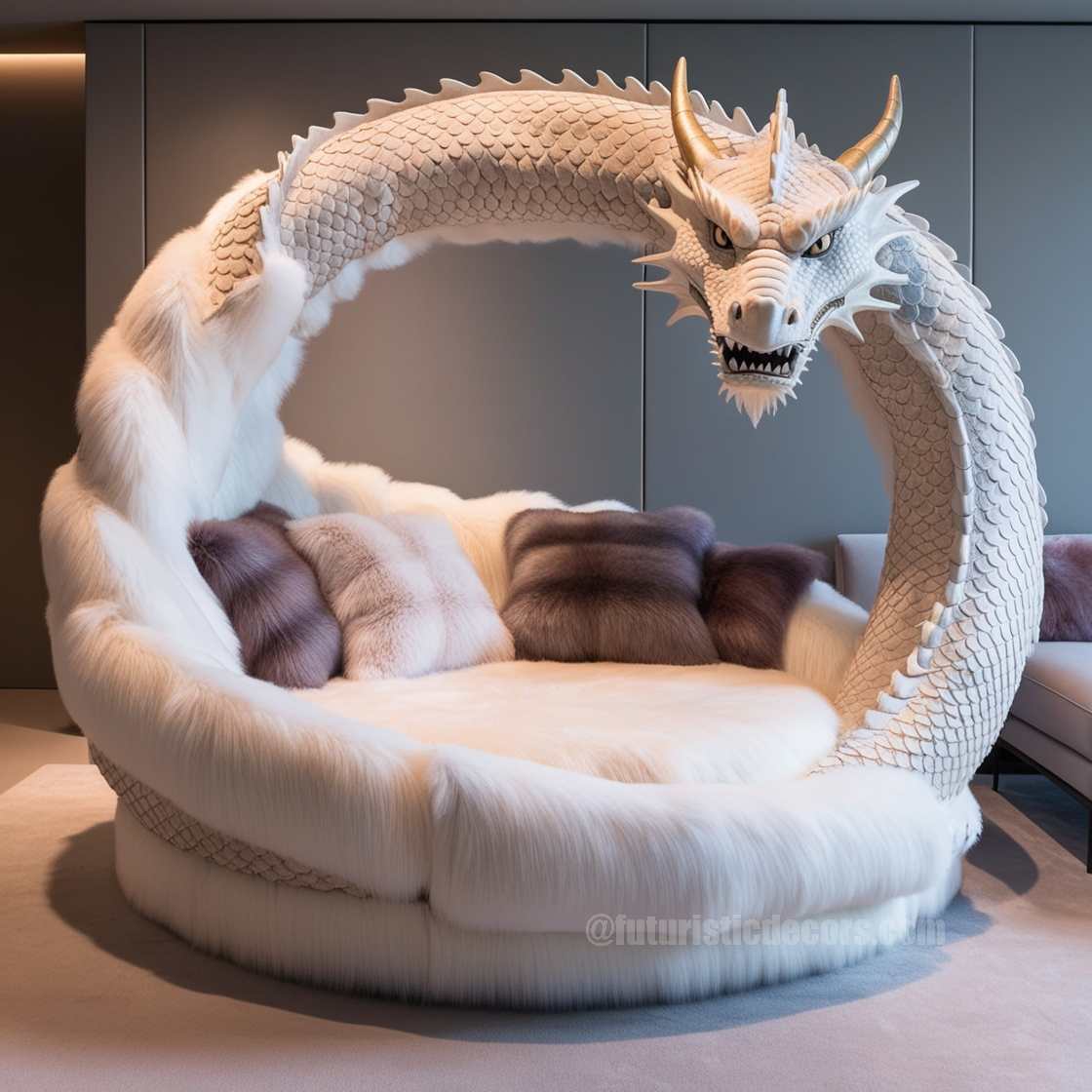 Fur Dragon Lounger